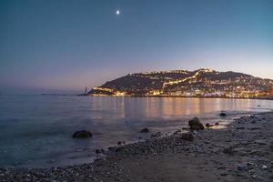 Alanya 2022 Antalya aerial city with beach and sea photo