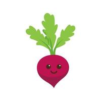 Beetroot vector design, cute baby Beetroot icon character