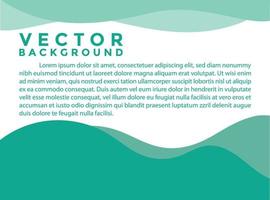 Green background vector illustration lighting effect graphic for text and message board design infographic.