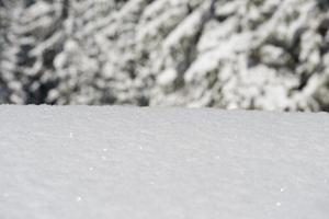 fondo de nieve de invierno foto