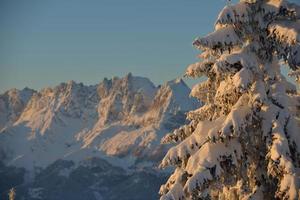 mountain winter landscape photo