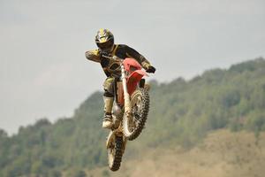 carrera de motocross foto