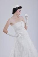 Beautiful bride portrait photo