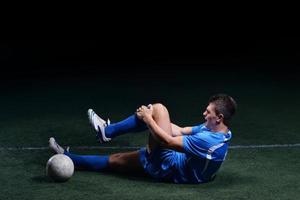 Soccer player view photo