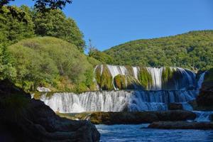 View of a waterfall photo