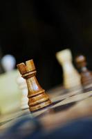 Chess figures view photo