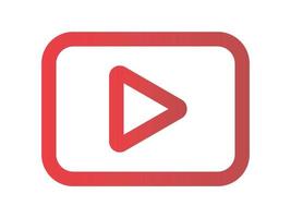 Youtube Logo, Icon, Symbol Editorial Vector Illustration