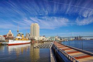 penn landing en filadelfia, estados unidos foto