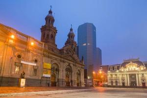 Plaza de las Armas square in Santiago photo