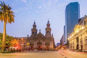 plaza de las armas plaza en santiago foto