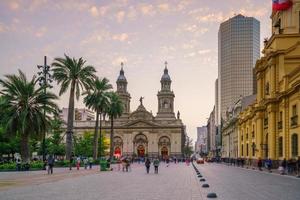 Plaza de las Armas square in Santiago photo