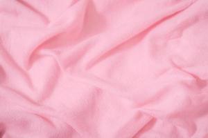 Pink Scarf fabric texture. Winter concept. Flat lay, top view, copy space photo