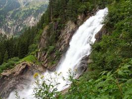 cataratas krimmler, austria foto