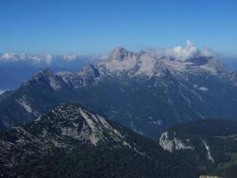 austrian alps with Leoganger Steinberge mountain range photo