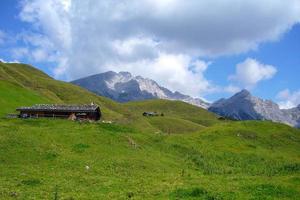 beautiful nature scenery at kallbrunn alm, austria photo