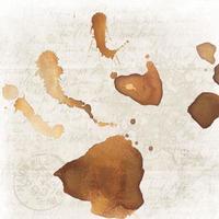 Coffee Stain on Vintage Backgrounds photo