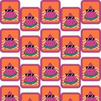 Watermelon Pattern Background photo