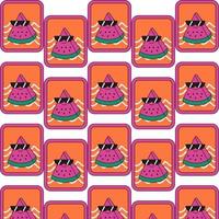 Watermelon Pattern Background photo