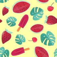 Watermelon Pattern Background photo