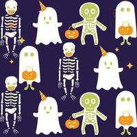 Cute Halloween Ghost Background photo