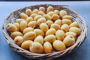 Fresh nuts on a tray photo