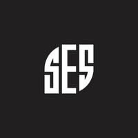 Ses logo design vector illustration