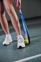 Tennis girl portrait photo