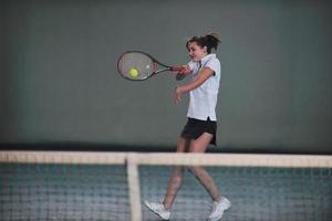 Tennis girl portrait photo