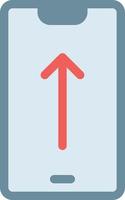 arrow up vector illustration on a background.Premium quality symbols.vector icons for concept and graphic design.