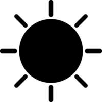 ilustración de vector de sol en un fondo. símbolos de calidad premium. iconos vectoriales para concepto y diseño gráfico.