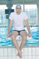 Swimmer athlete portrait photo