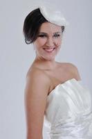 Beautiful bridal portrait photo