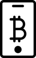 bitcoin vector illustration on a background.Premium quality symbols.vector icons for concept and graphic design.