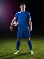 Soccer player view photo