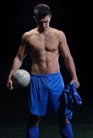 Soccer player view photo