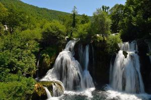 View of a waterfall photo