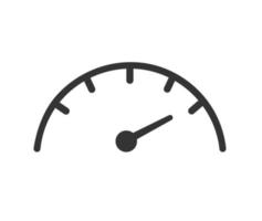 simple speed icon. vector illustration