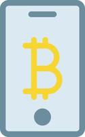 bitcoin vector illustration on a background.Premium quality symbols.vector icons for concept and graphic design.