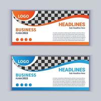Digital Marketing Agency Business Banner Design Vector Template. Modern Layout Template