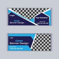 Digital Marketing Agency Banner Design Set of Two Professional Corporate Business Banners Design Modern Cover Banner Layout Template vector