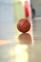 basketball on ground photo