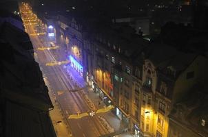 ciudad de noche foto