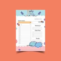 Homeschool Planner  KDP Interior vector