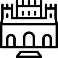 alhambra vector illustration on a background.Premium quality symbols.vector icons for concept and graphic design.