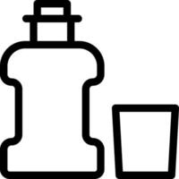 bottle vector illustration on a background.Premium quality symbols.vector icons for concept and graphic design.