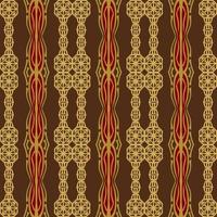 Geometric Seamless Pattern with Tribal Shape. Designed in Ikat, Boho, Aztec, Folk, Motif, Luxury Arabic Style. Ideal for Fabric Garment, Ceramics, Wallpaper. Vector Illustration