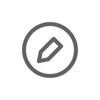 Pen icon. Perfect for web design or user interface applications. vector sign and symbol