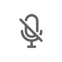 Mute icon. Perfect for web design or user interface applications. vector sign and symbol