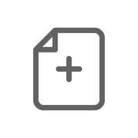 New files icon. Perfect for web design or user interface applications. vector sign and symbol