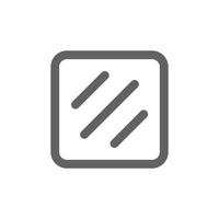 mirror icon. Perfect for web design or user interface applications. vector sign and symbol